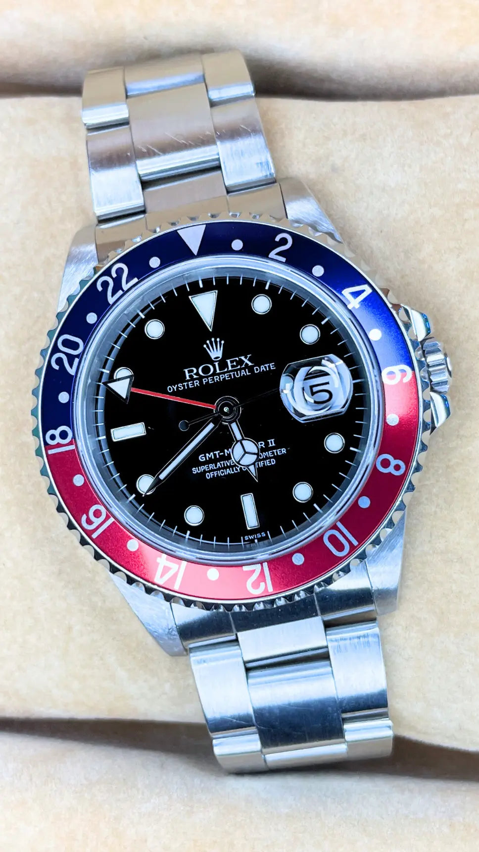 Rolex GMT-Master II 16710 Pepsi 1999 - Impossible Watches