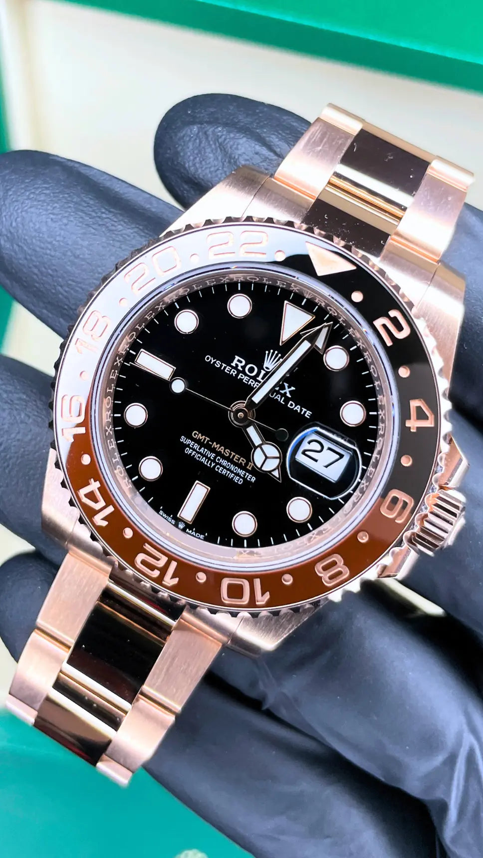 Rolex GMT-Master II "Rootbeer" Everose Gold BNIB - Impossible Watches