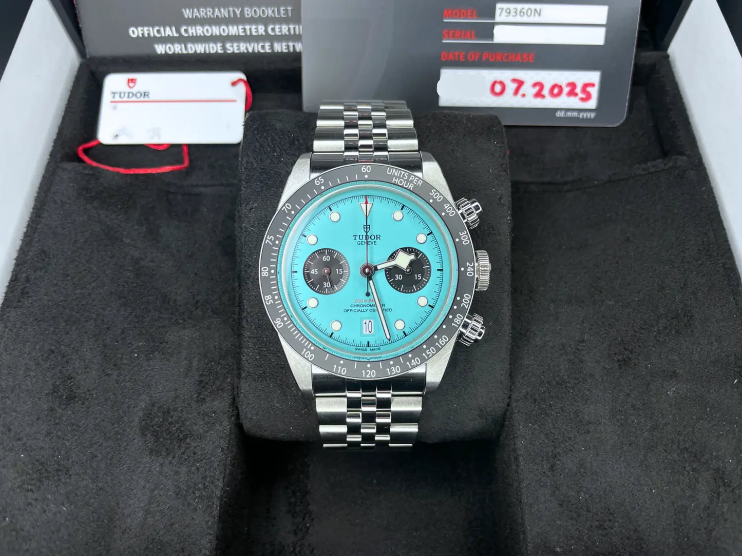 Tudor Black Bay Chrono Blue Flamingo Brand New July 2025 - Impossible Watches