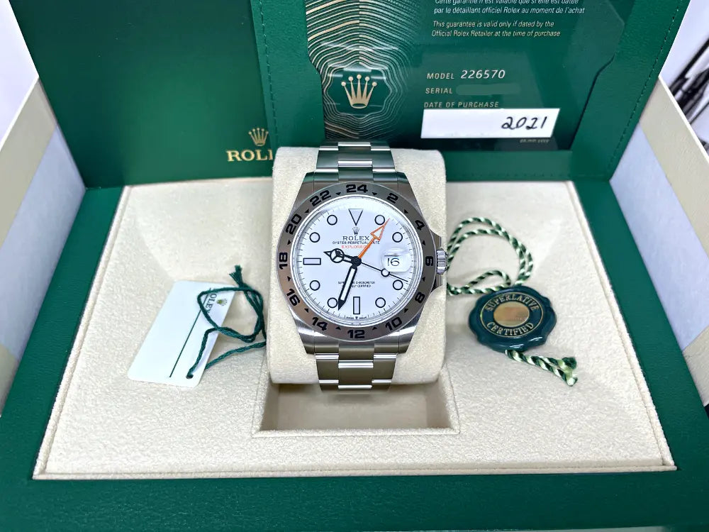 Rolex Explorer II Polar Dial 42mm - Impossible Watches - For Sale