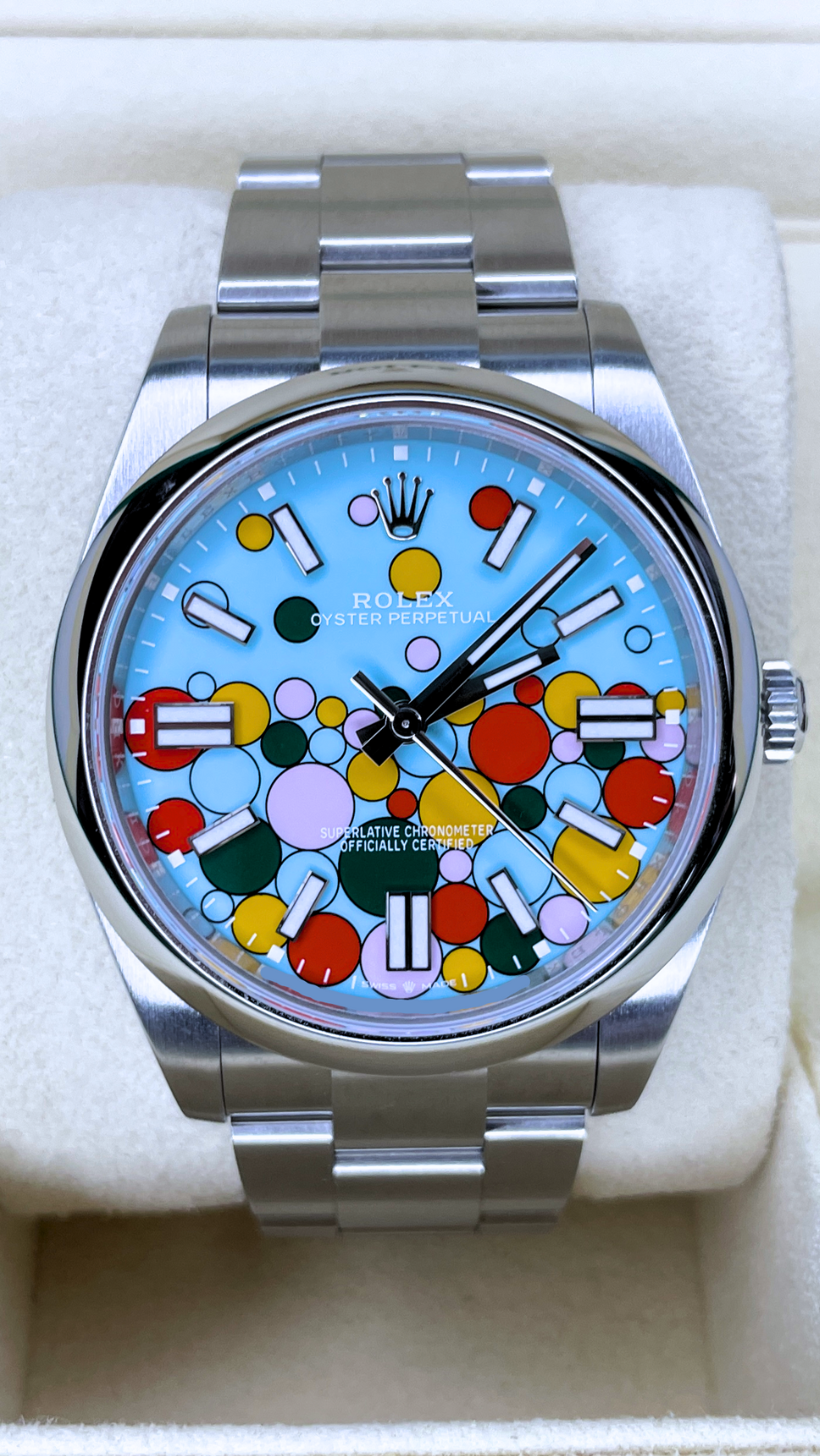 Rolex 124300 OP41 Celebration Dial MINT 2023 Rolex - For Sale