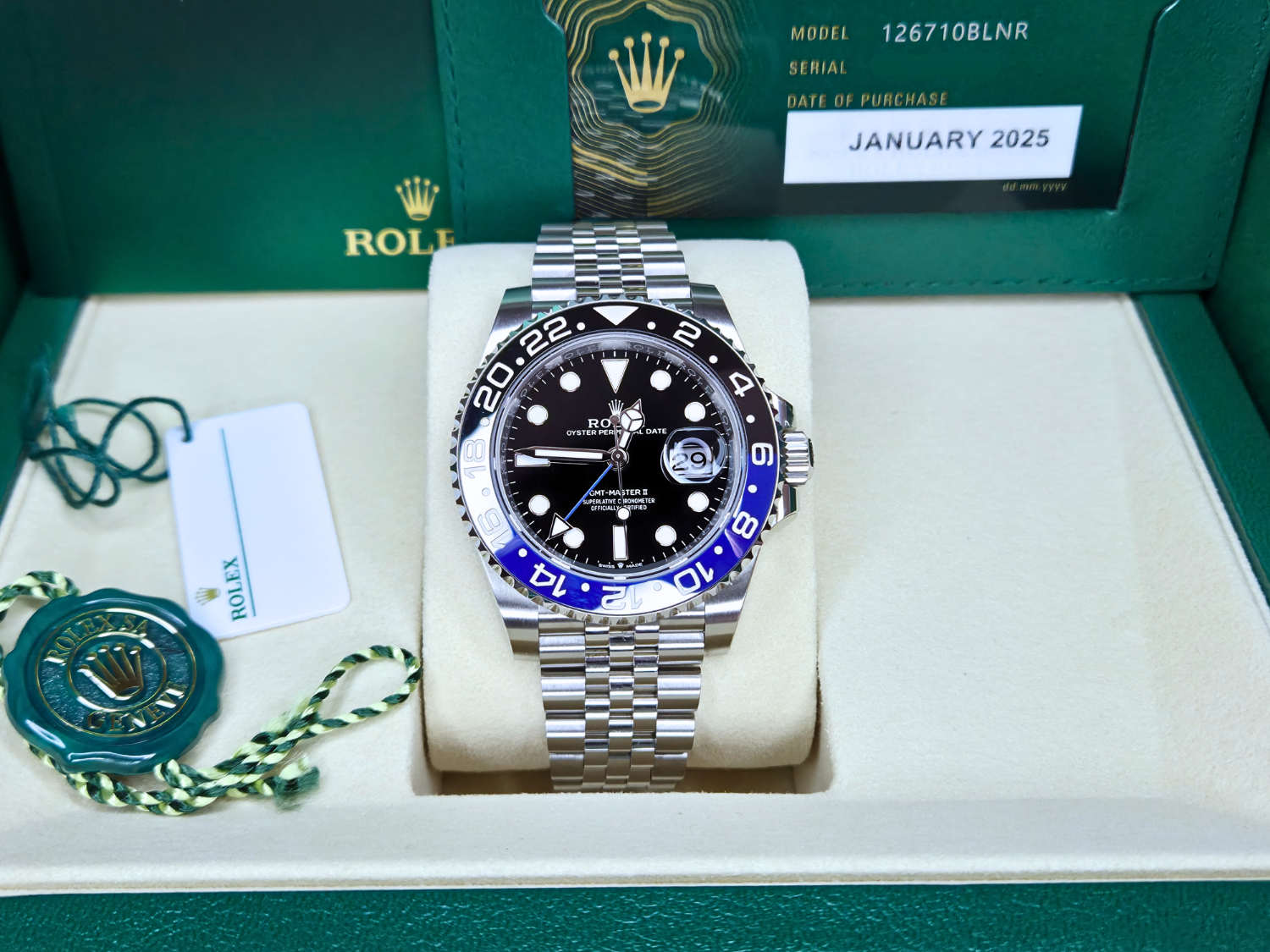 Rolex GMT-Master II "Batgirl" MINT 2025 Rolex - For Sale