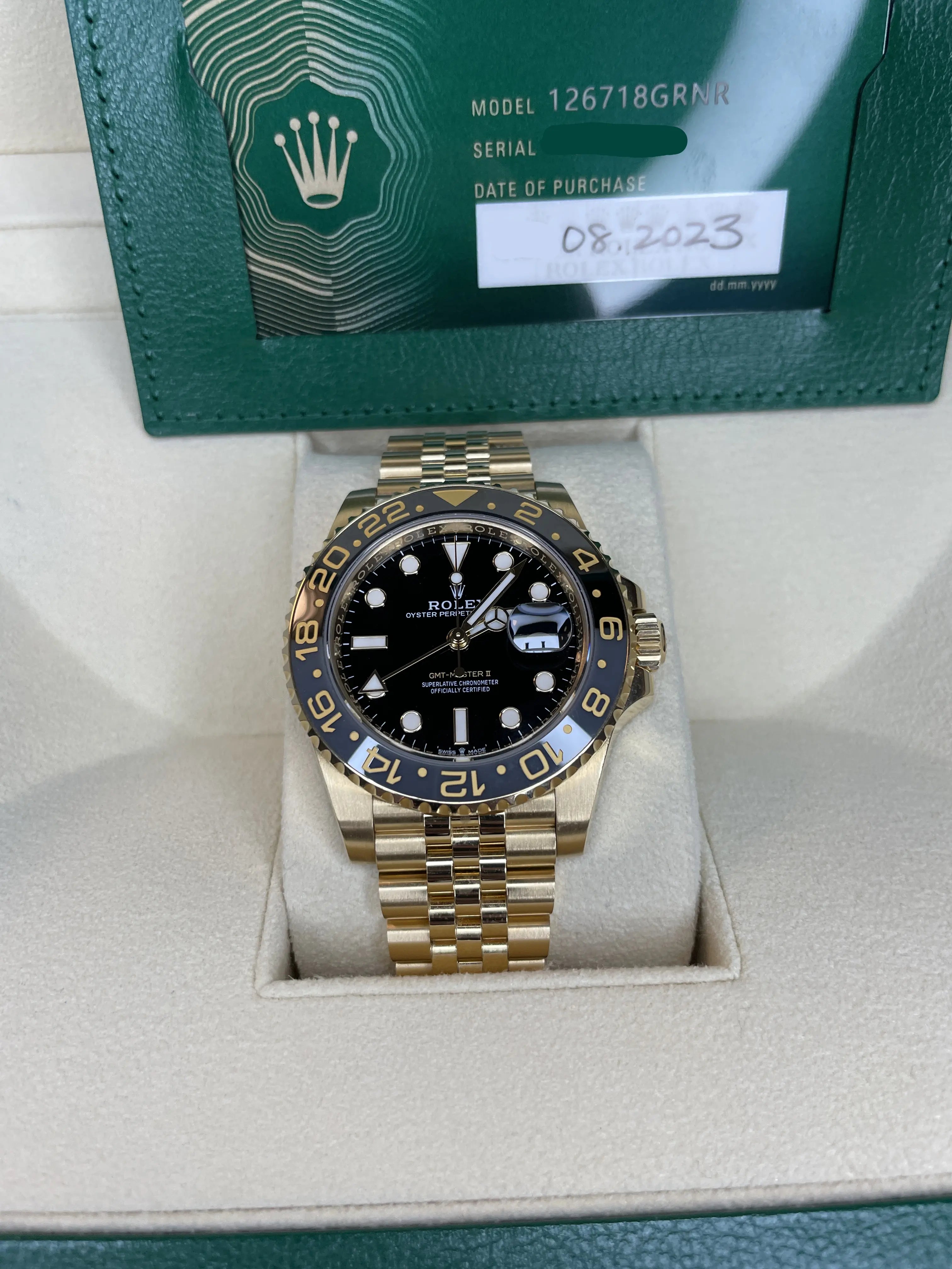 Rolex GMT Master-II "Bumblebee" GRNR LNIB 2023 - Impossible Watches