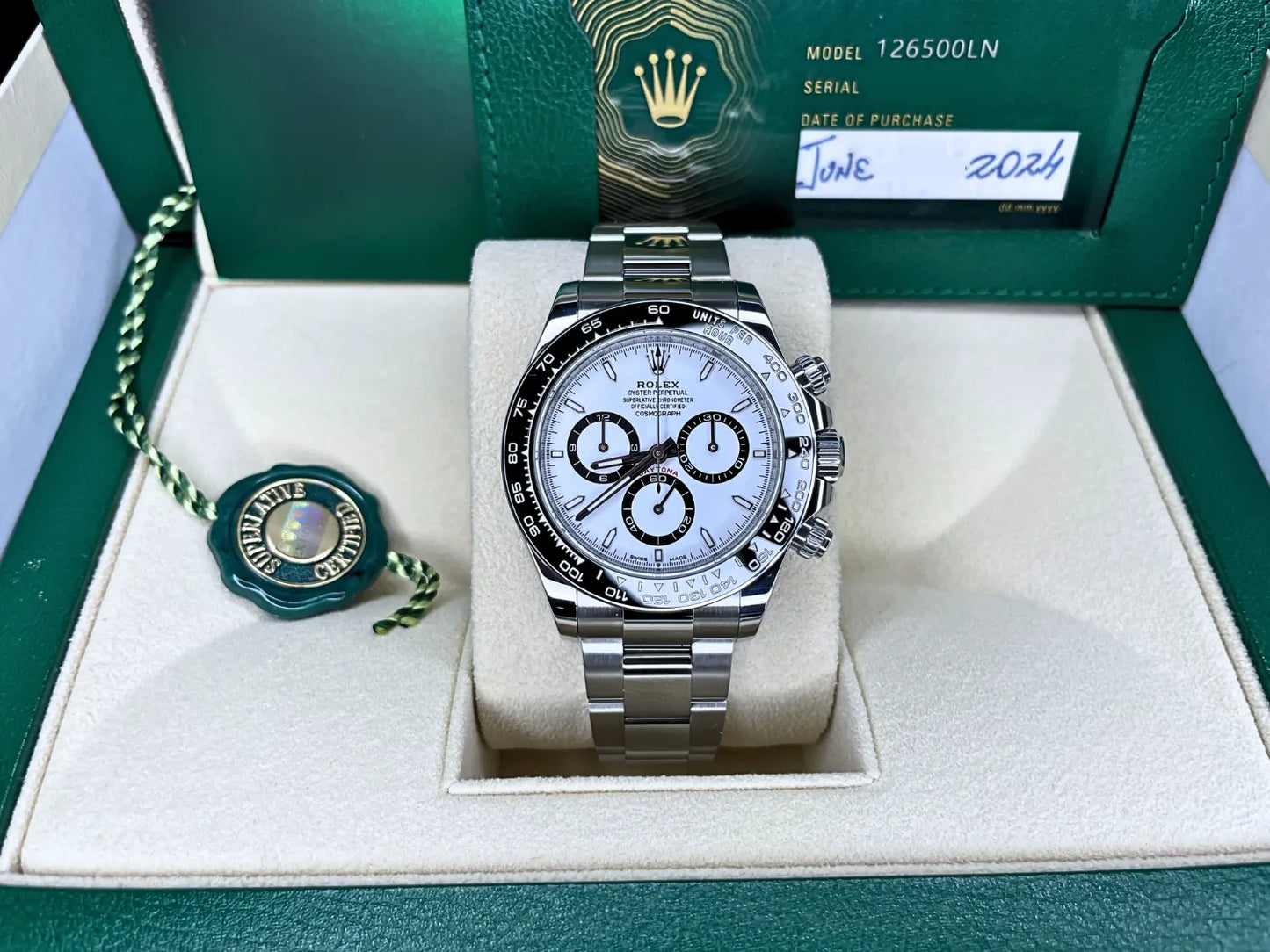 Rolex Daytona Panda 40mm MINT 2024