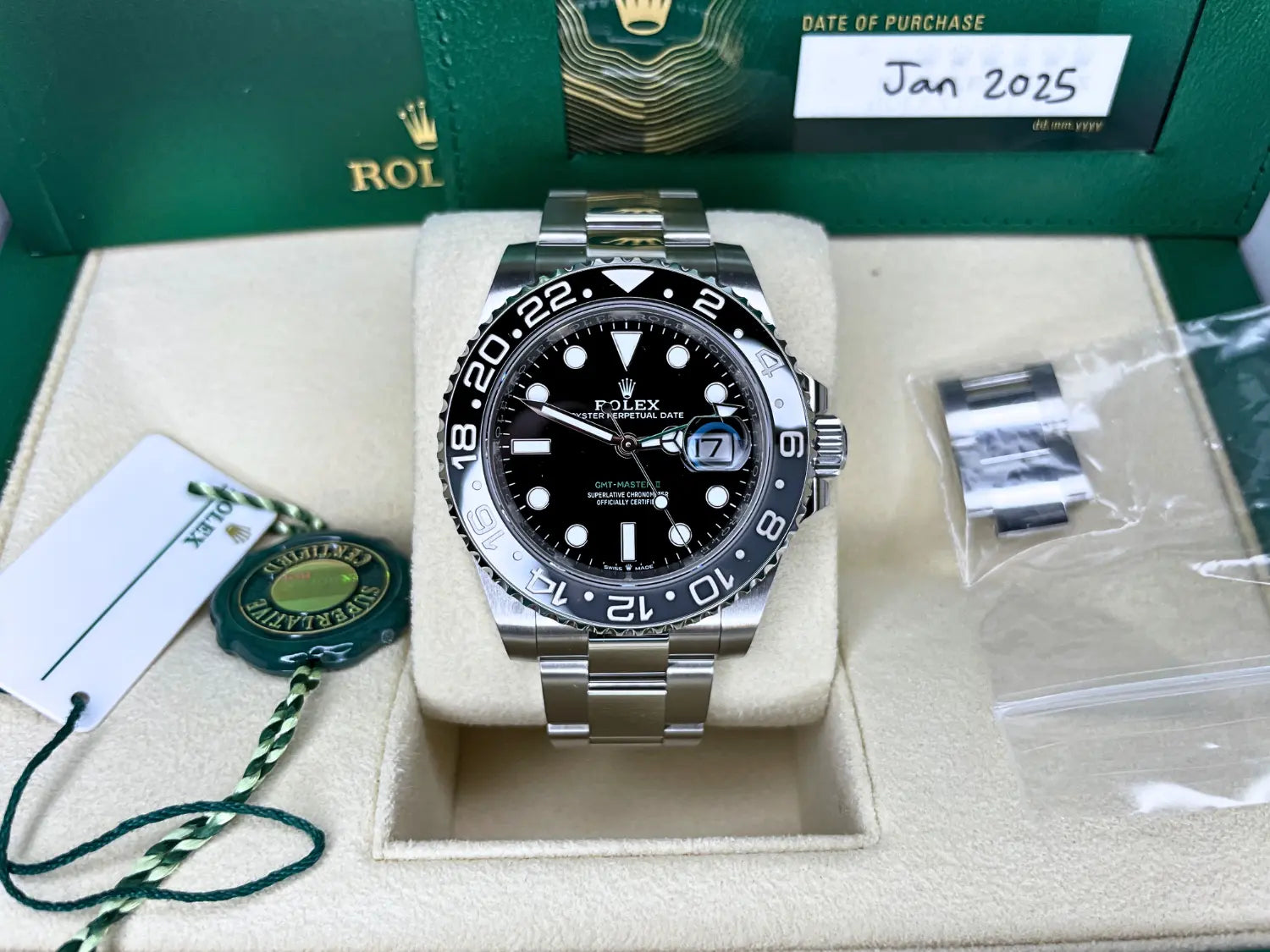Rolex GMT Master-II GRNR BNIB 2025 - Impossible Watches