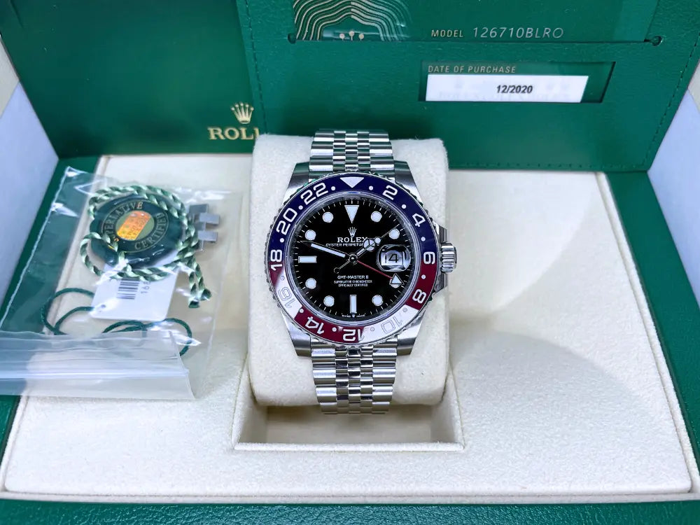 ROLEX GMT MASTER-II Pepsi 40mm on Jubilee - Impossible Watches
