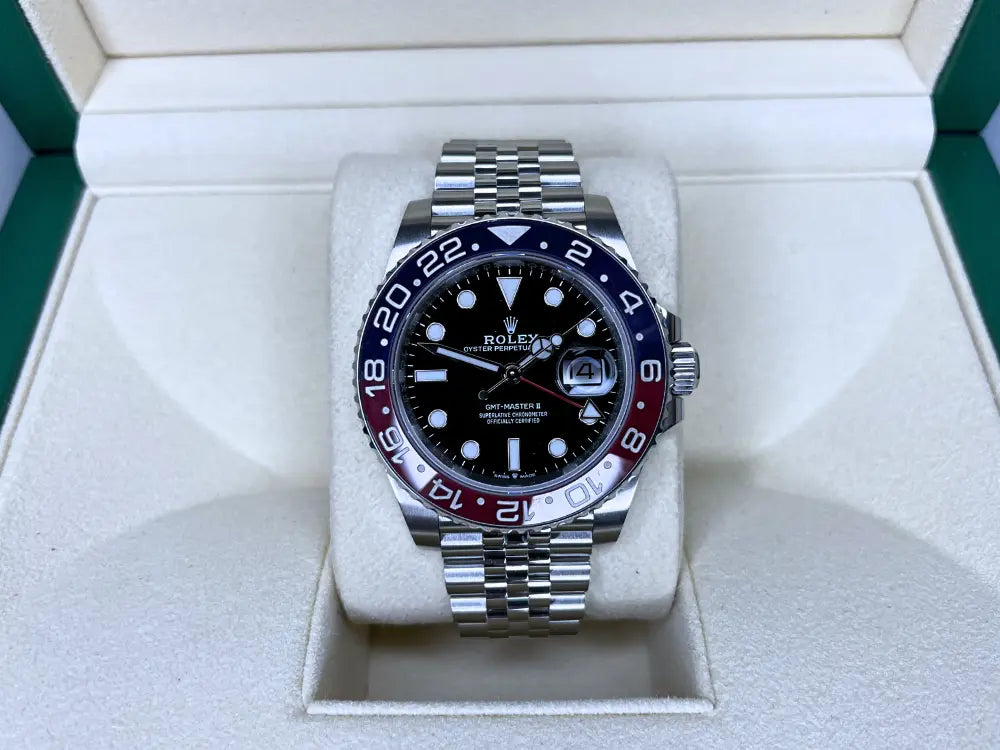 ROLEX GMT MASTER-II Pepsi 40mm on Jubilee - Impossible Watches