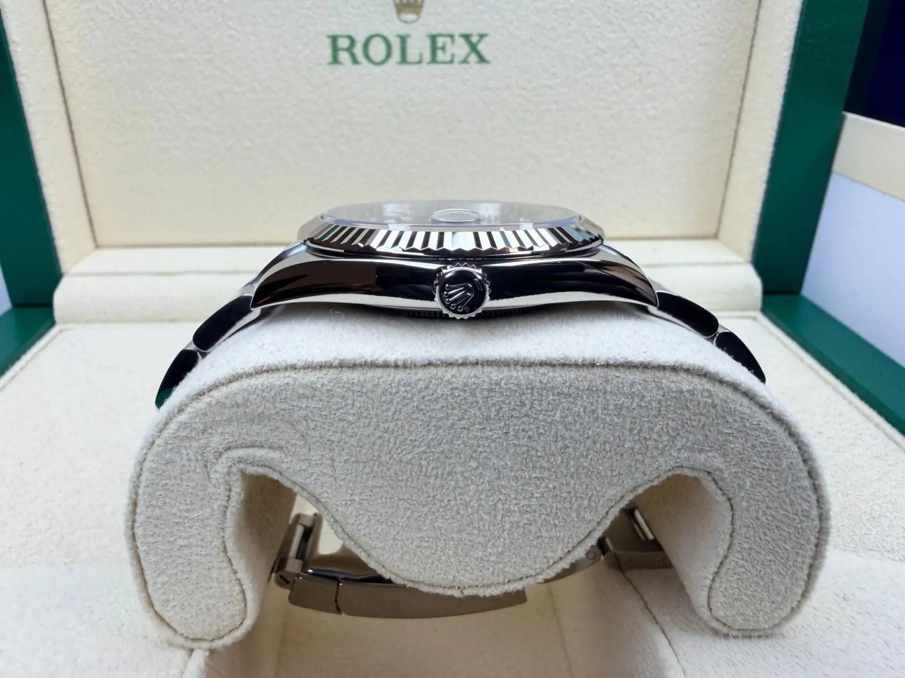 Rolex 126334 Datejust 41 Slate Diamond Dial MINT 2024 - For Sale