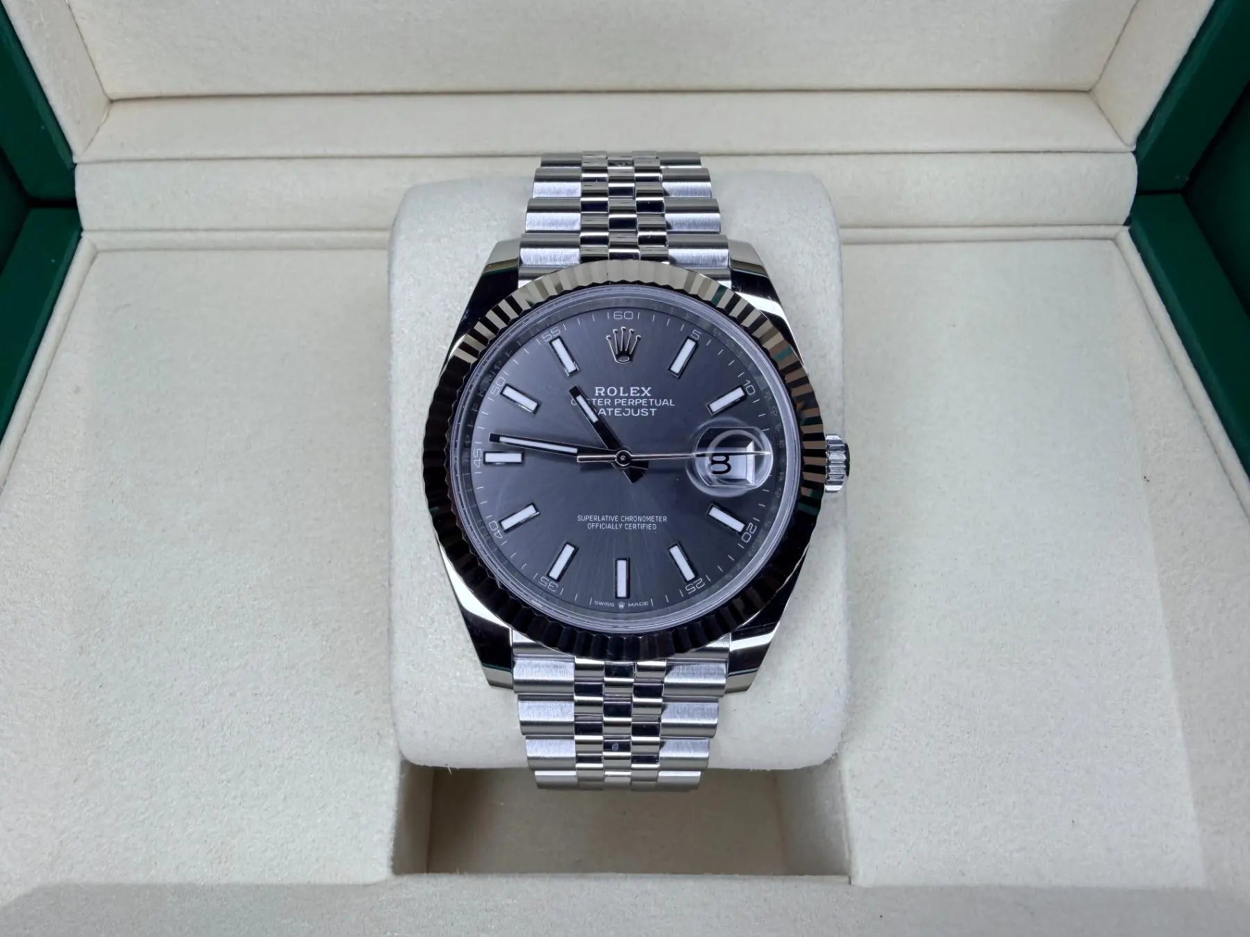 Rolex 126334 Datejust 41 Slate Stick Dial 2025