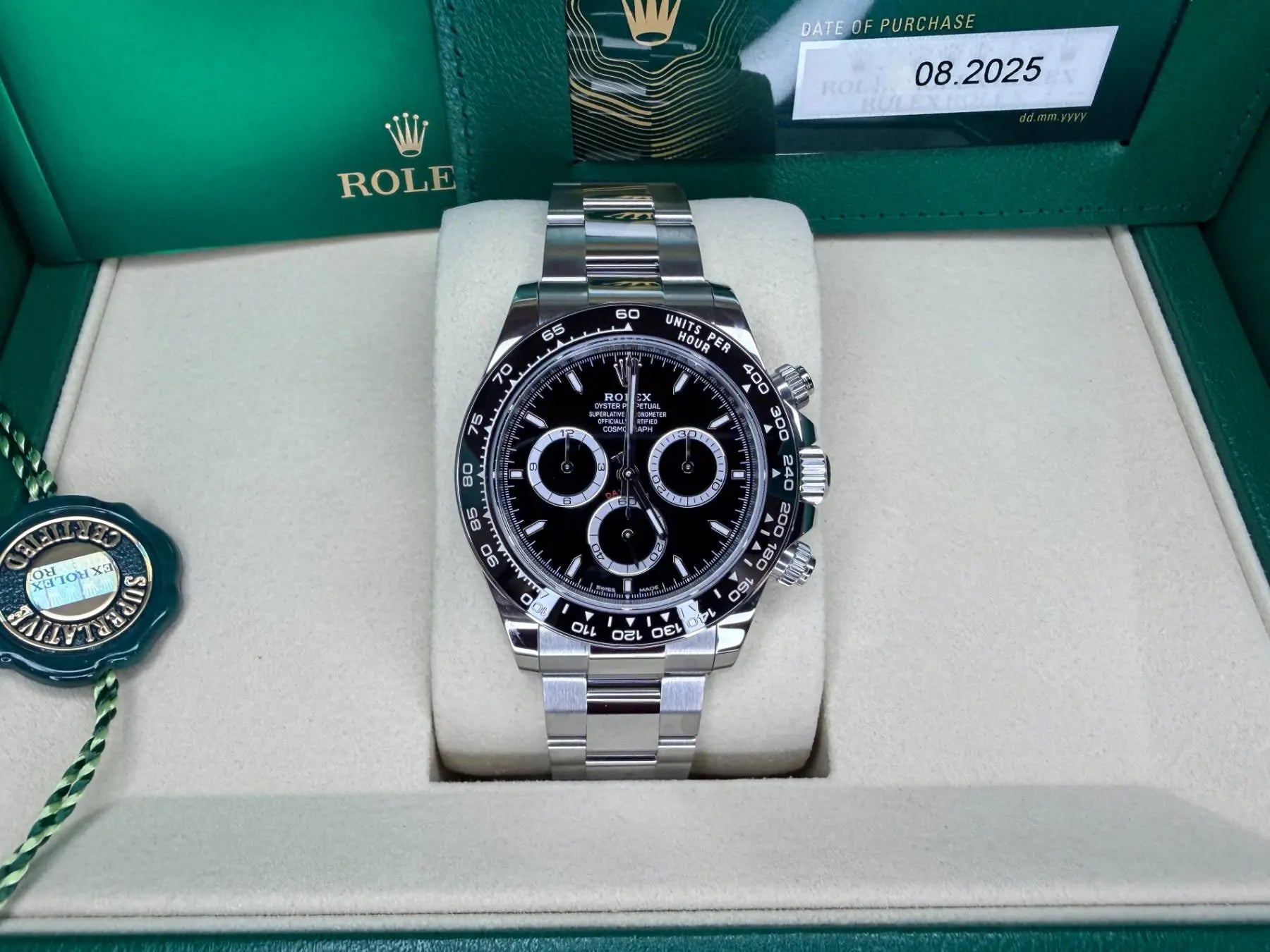 Rolex 126500 Daytona Black Dial BNIB 2025 Rolex - For Sale