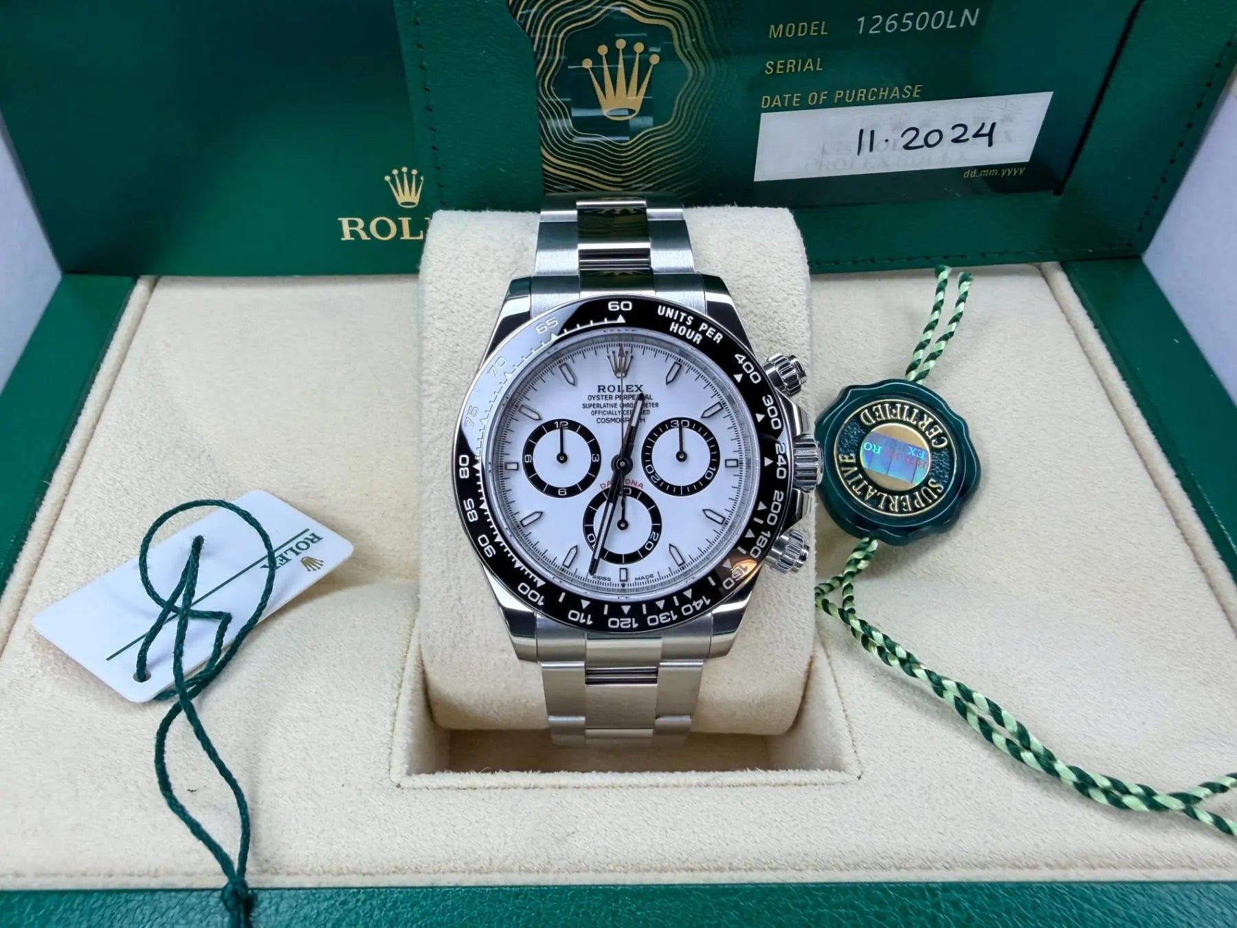 Rolex 126500LN Daytona Panda MINT 2024 Rolex - For Sale