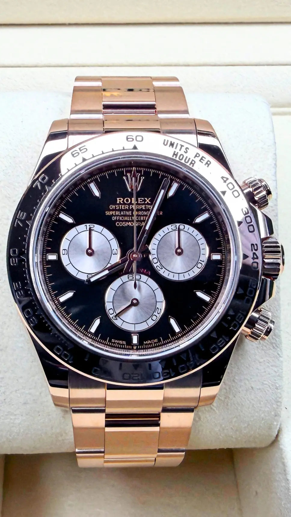 Rolex 126505 Cosmograph Daytona Rose Goldl MINT 2026 - Impossible Watches