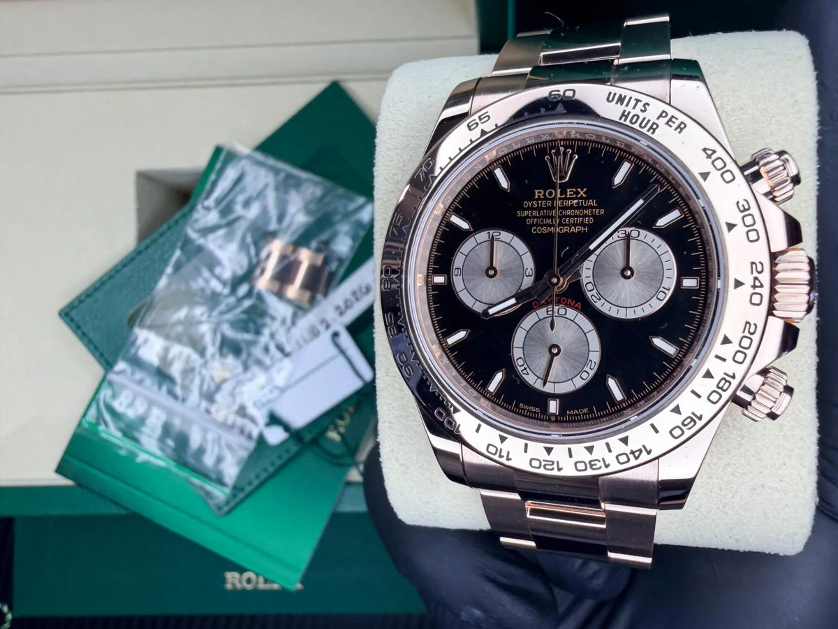 Rolex 126505 Cosmograph Daytona Rose Goldl MINT 2026 - Impossible Watches