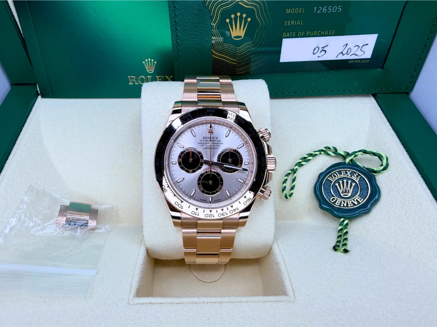 Rolex 126505 Daytona Everose Gold Sundust Dial - Impossible Watches