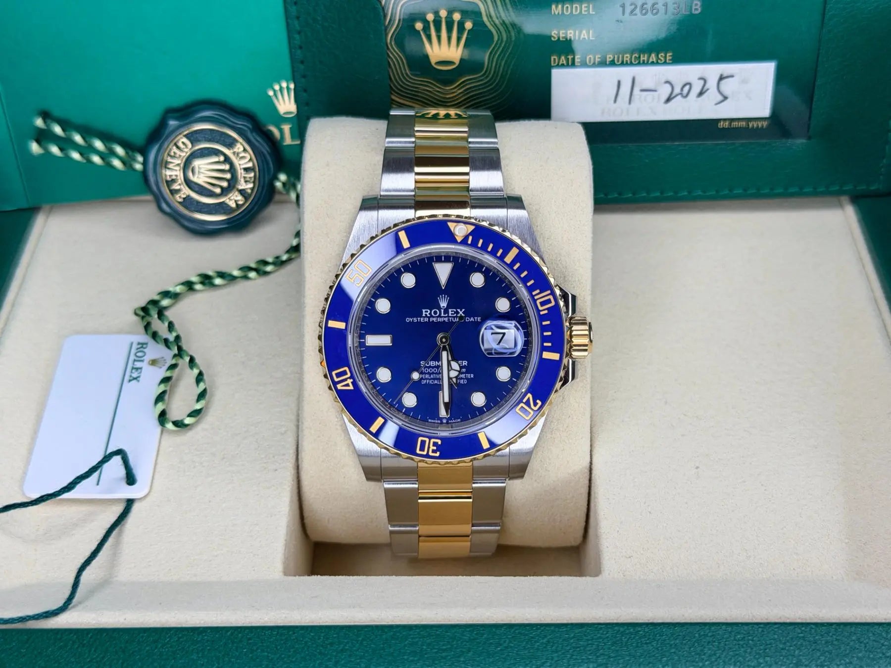 Rolex 126613LB Submariner Date Bluesy LNIB 2025 Rolex - For Sale