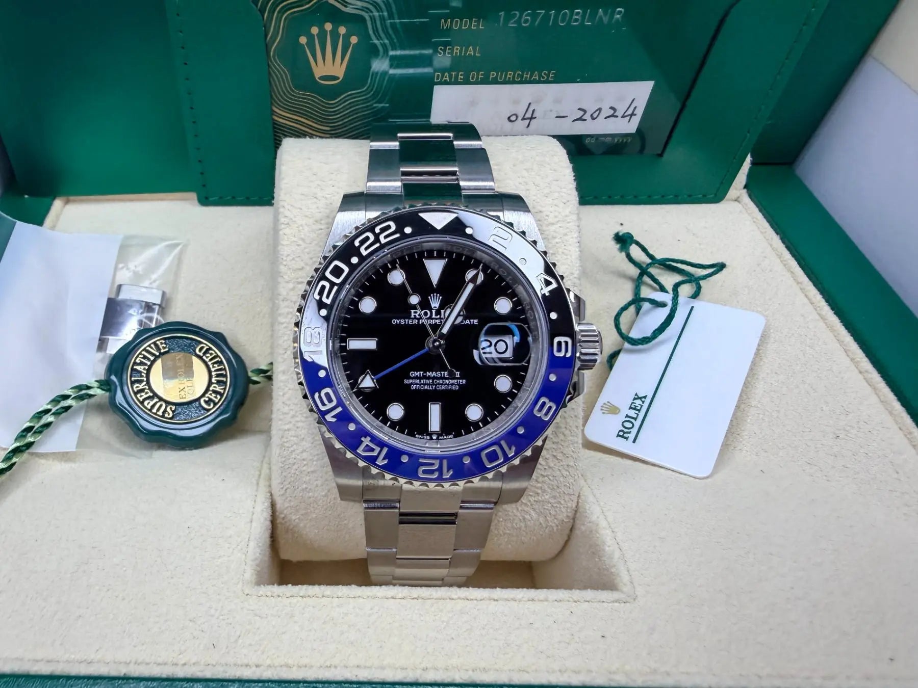 Rolex 126710BLNR GMT-Master II Batman MINT 2024 Rolex - For Sale