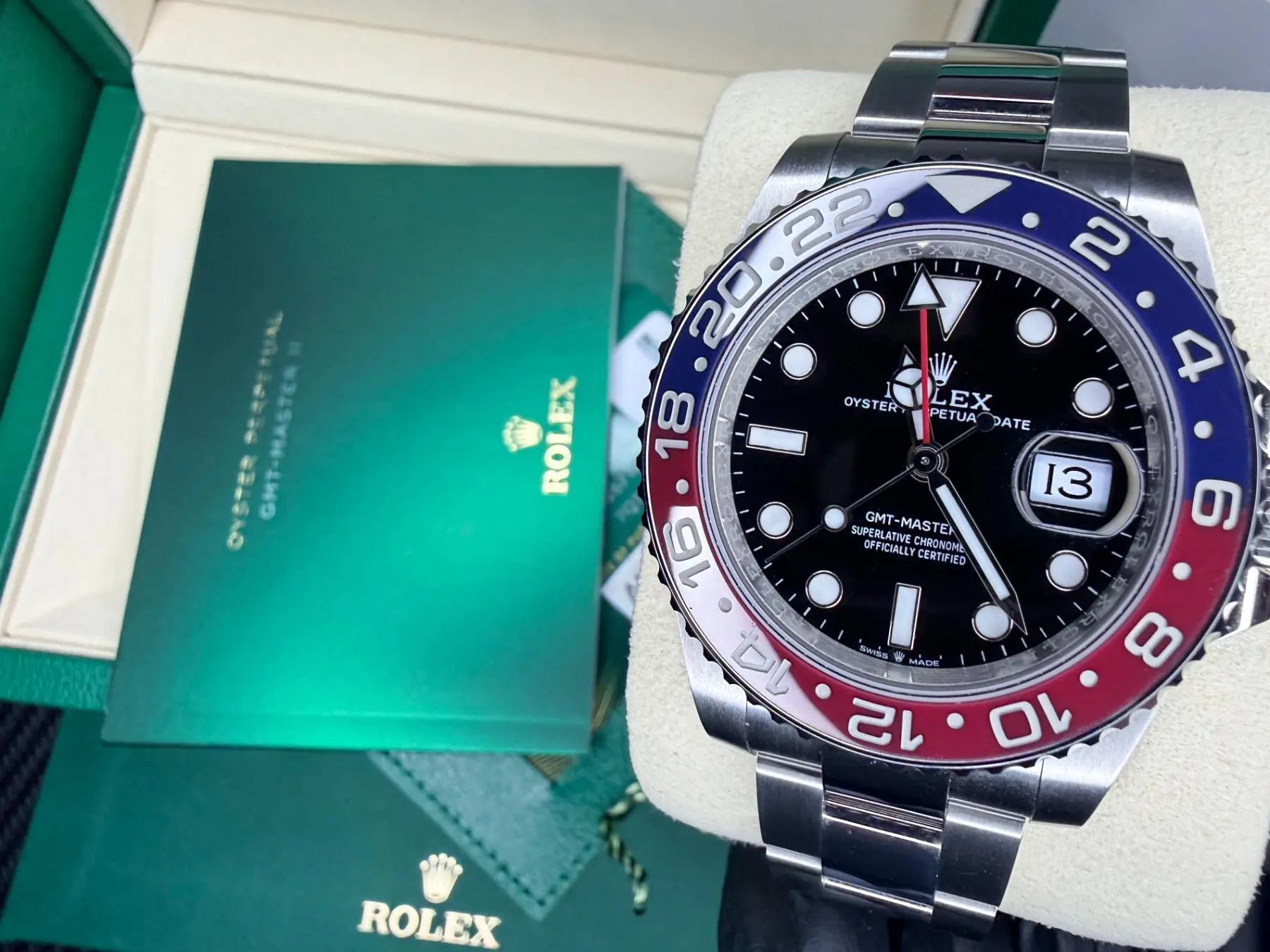 Rolex 126710BLRO GMT-Master II Pepsi MINT 2025 - For Sale