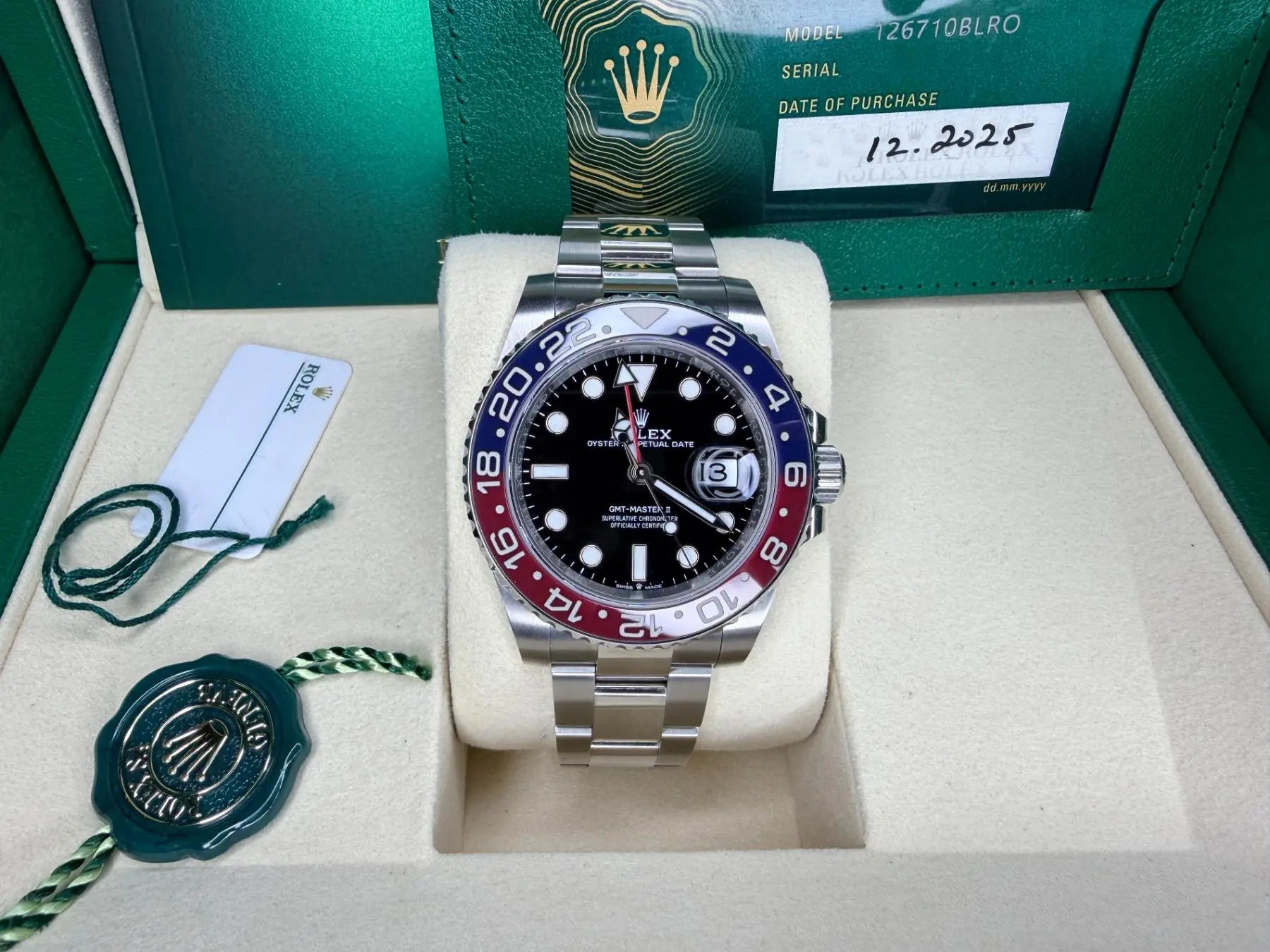Rolex 126710BLRO GMT-Master II Pepsi MINT 2025 - For Sale