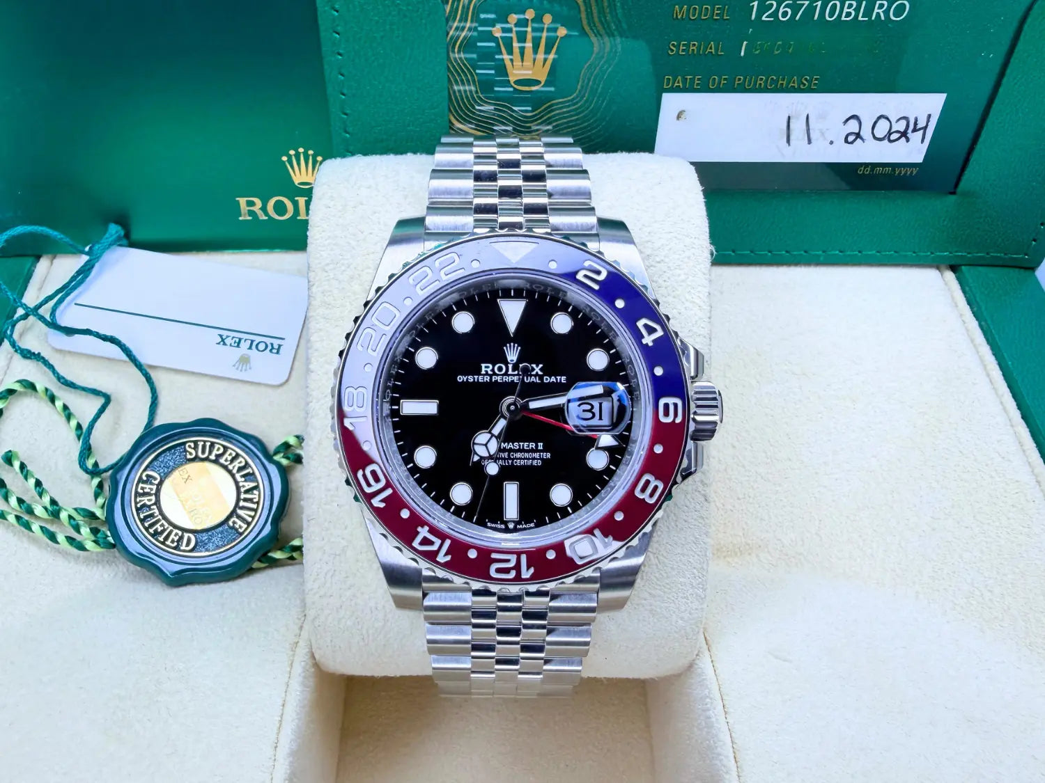 Rolex 126710BLRO GMT-Master II "Pepsi" Brand New 2024 Rolex - For Sale