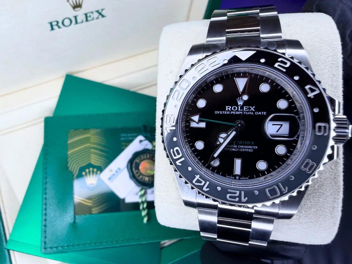 Rolex 126710GRNR "Bruce Wayne" GMT Master-II BNIB 2025 - Impossible Watches
