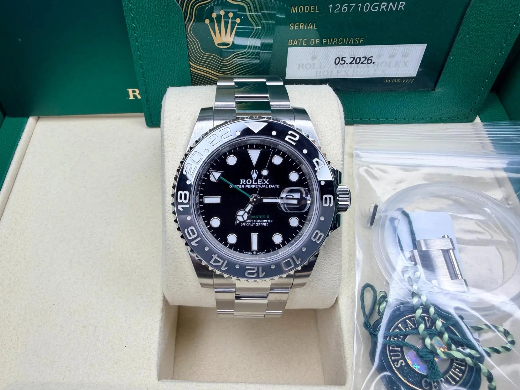 Rolex 126710GRNR GMT-Master II "Bruce Wayne" Oyster 2026 BNIB - For Sale