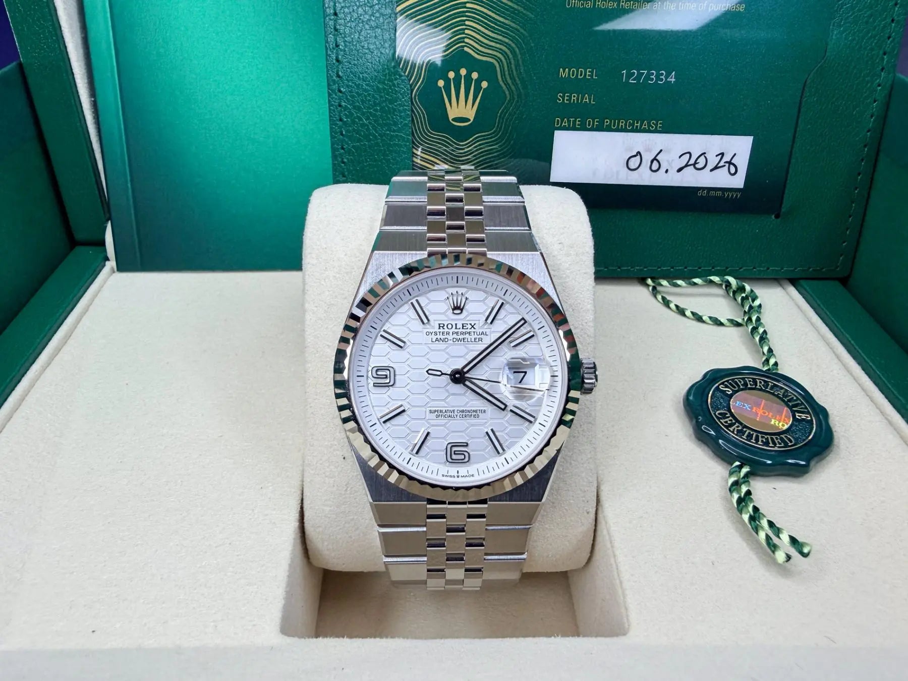 Rolex 127334 Land-Dweller LNIB 2026 - Impossible Watches