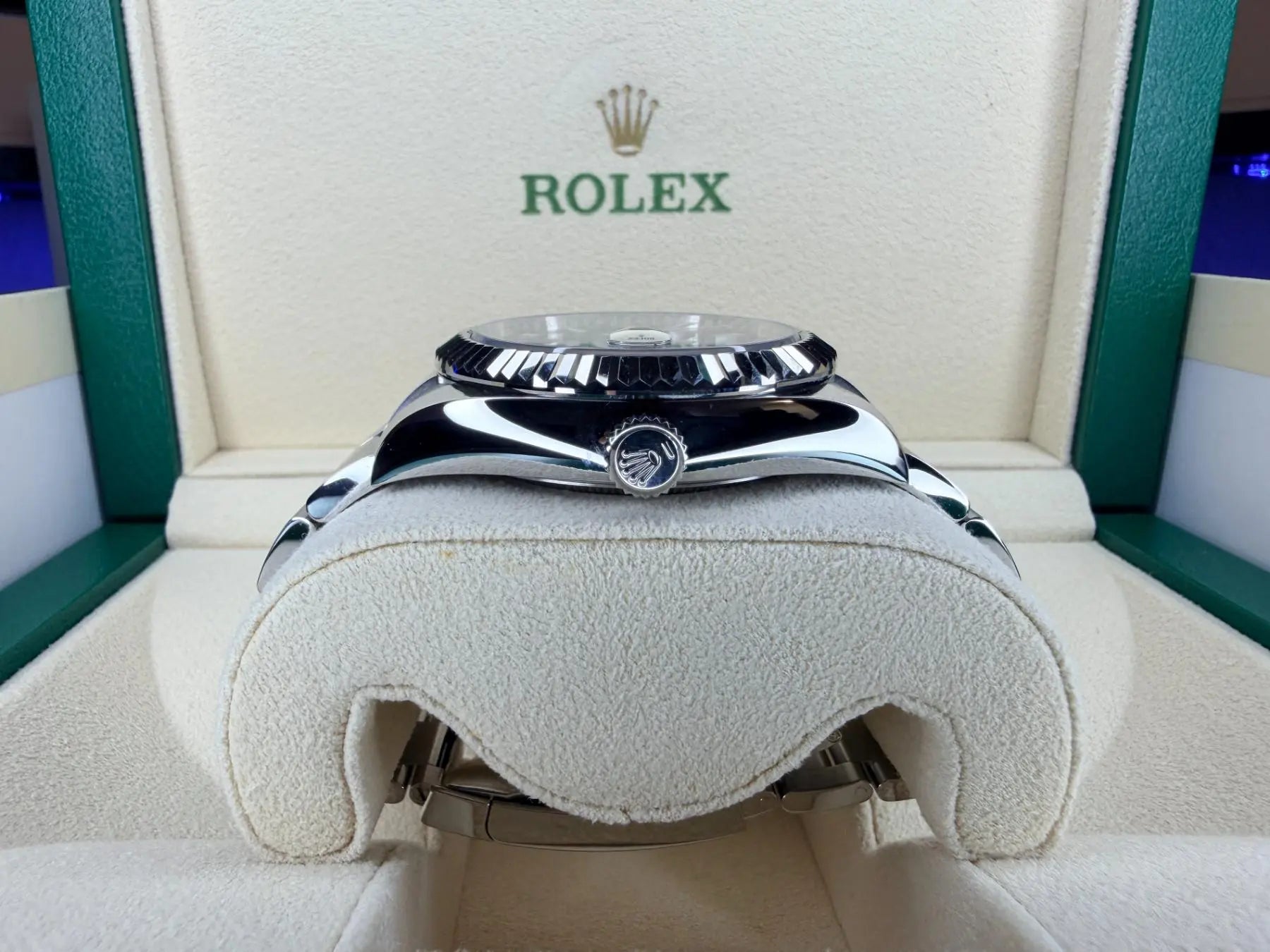 Rolex 326934 Sky-Dweller Blue Dial BNIB NOS 2022 - Impossible Watches