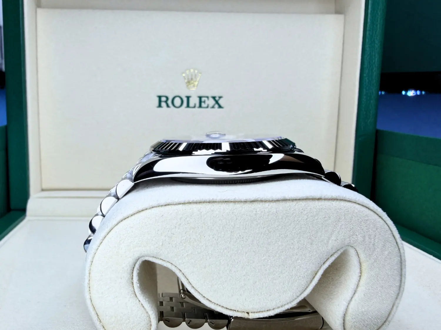 Rolex Datejust 41 Fluted Bezel Black Stick Dial on Jubilee - Impossible Watches