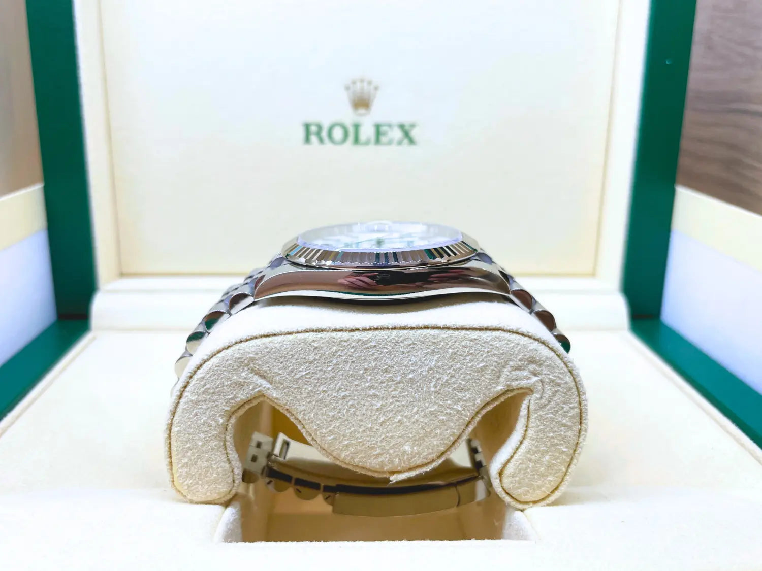 Rolex Datejust 41 White Stick Jubilee Fluted MINT - Impossible Watches