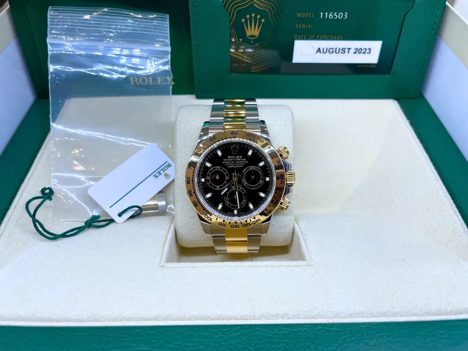 Rolex Daytona 116503 Black Dial Mint 2023 - Impossible Watches