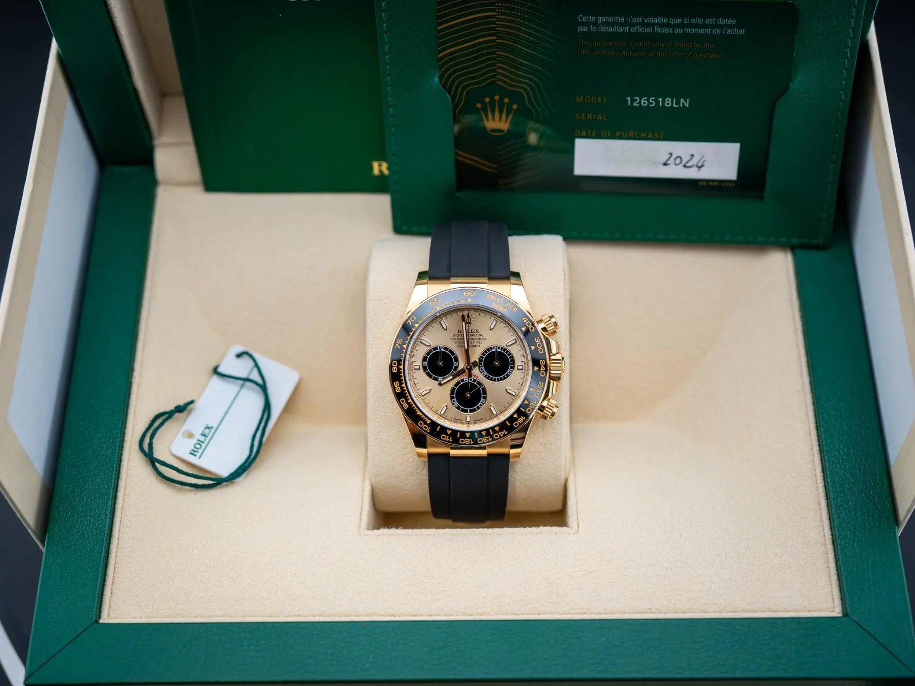 Rolex Daytona "Pikachu" Yellow Gold 2024 - Impossible Watches