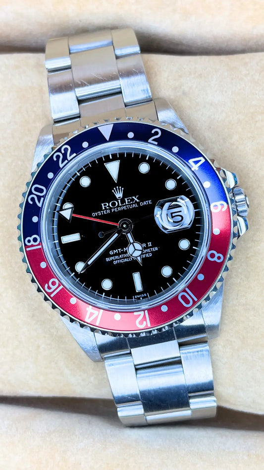 Rolex GMT-Master II 16710 Pepsi 1999 - Impossible Watches