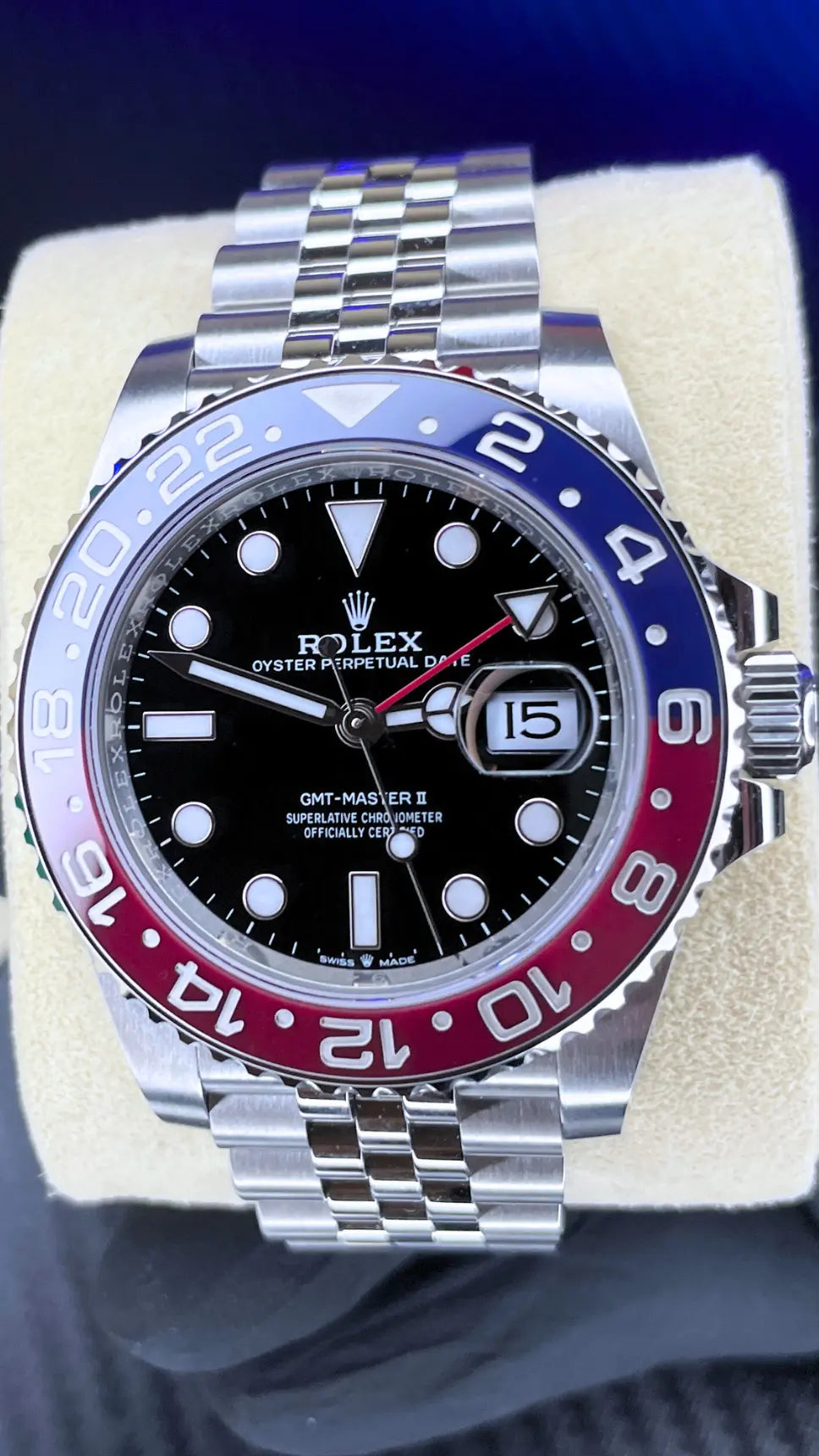 Rolex GMT-Master II Pepsi 40mm BNIB 2023 - Impossible Watches