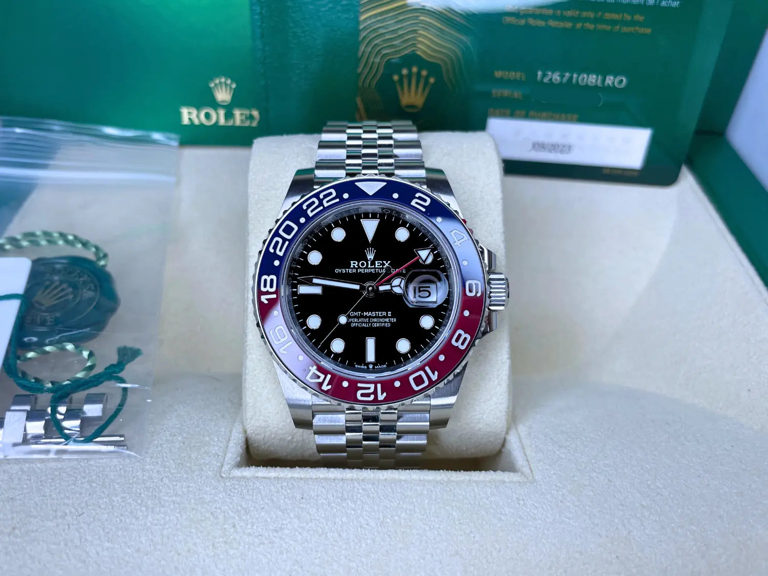 Rolex GMT-Master II Pepsi 40mm BNIB 2023 - Impossible Watches