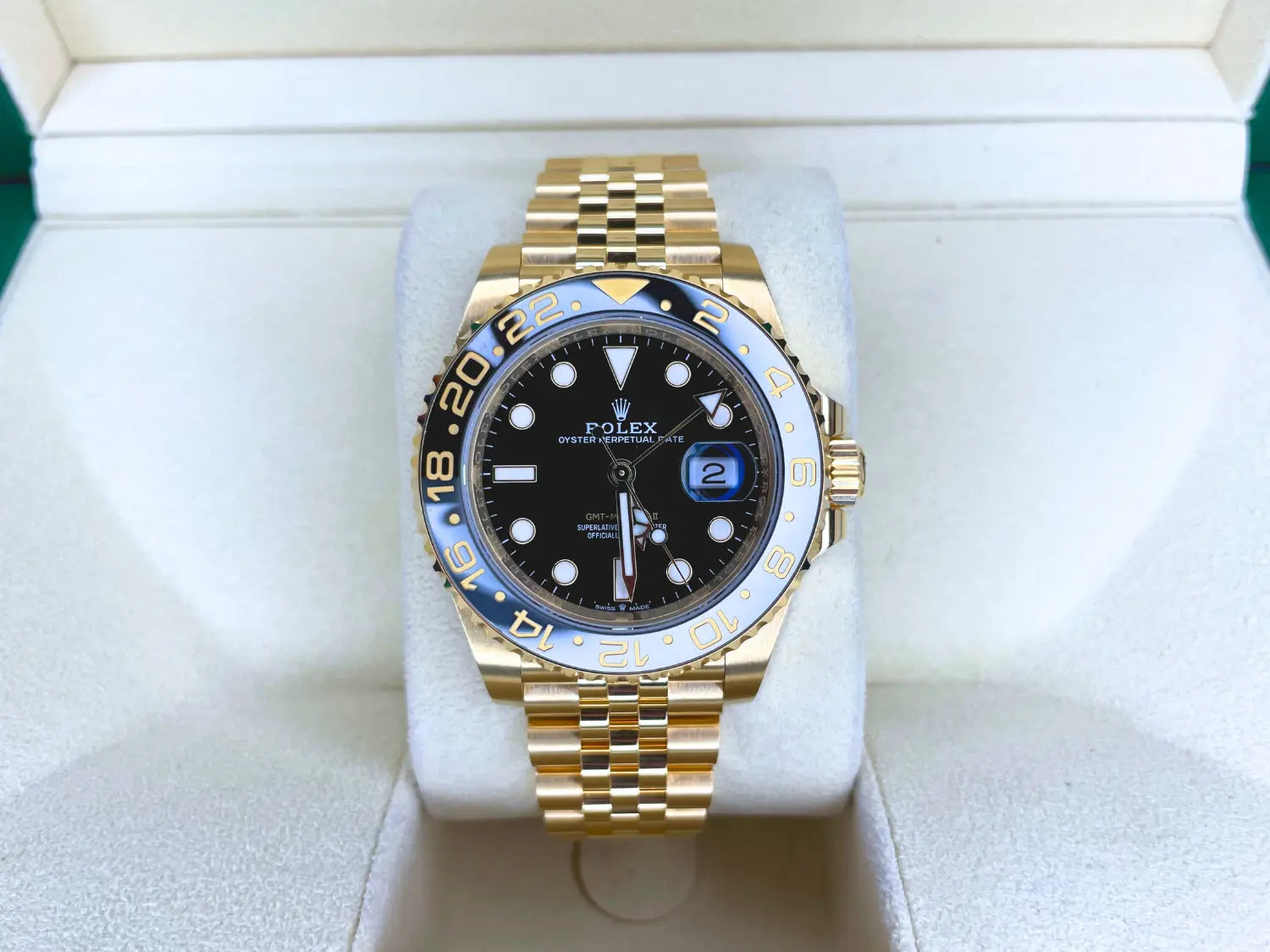 Rolex GMT-Master II "Bumblebee" Yellow Gold Jubilee BNIB - Impossible Watches