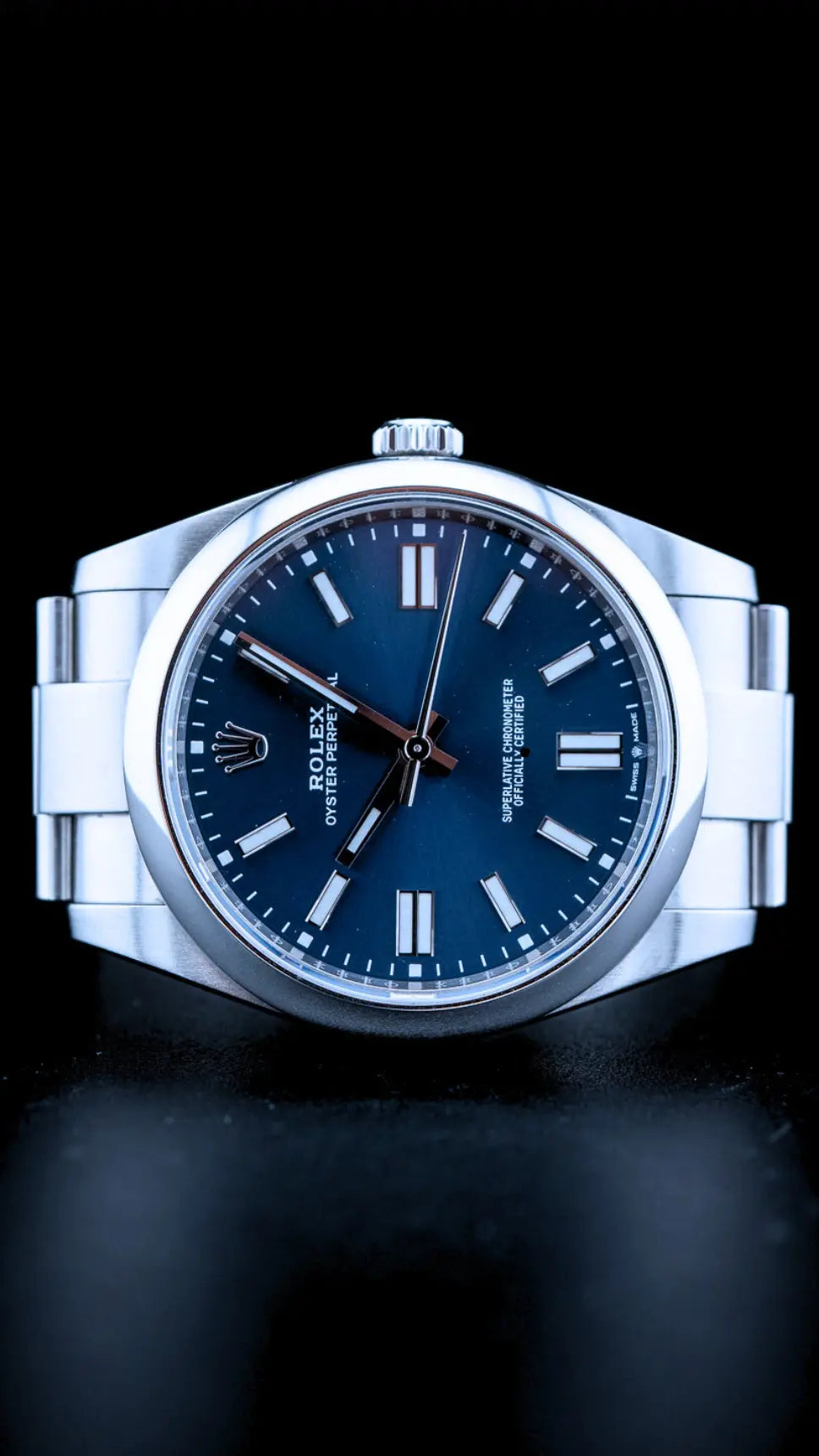 Rolex Oyster Perpetual 41 "OP41" Blue Dial - Impossible Watches