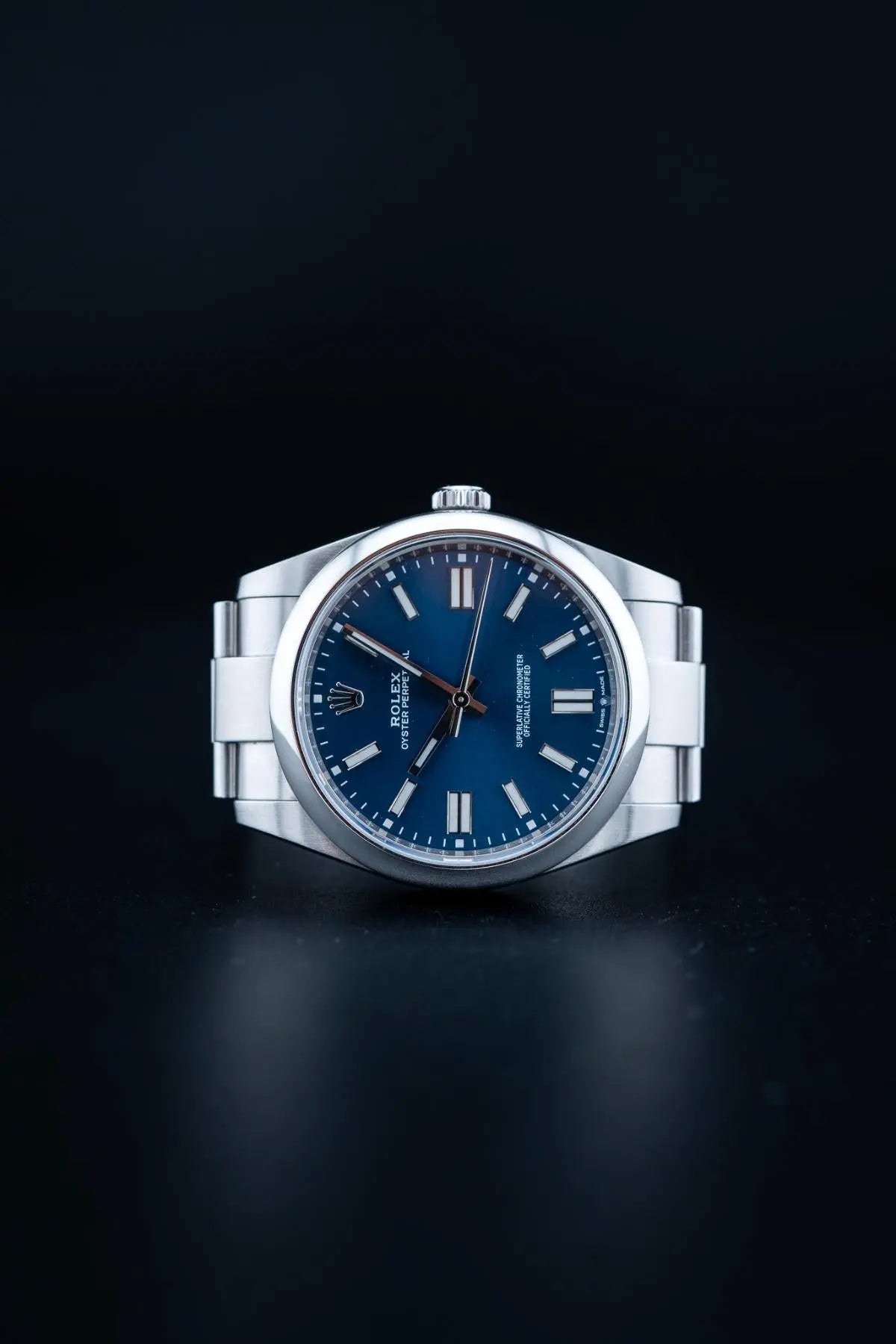 Rolex Oyster Perpetual 41 "OP41" Blue Dial - Impossible Watches