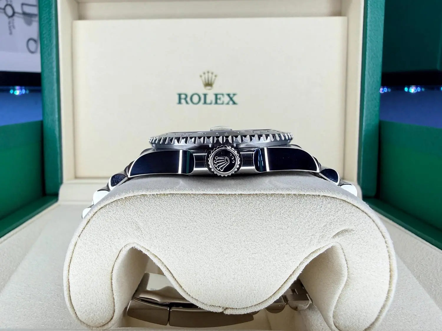 Rolex "Bruce Wayne" GMT-Master II on Jubilee - Impossible Watches