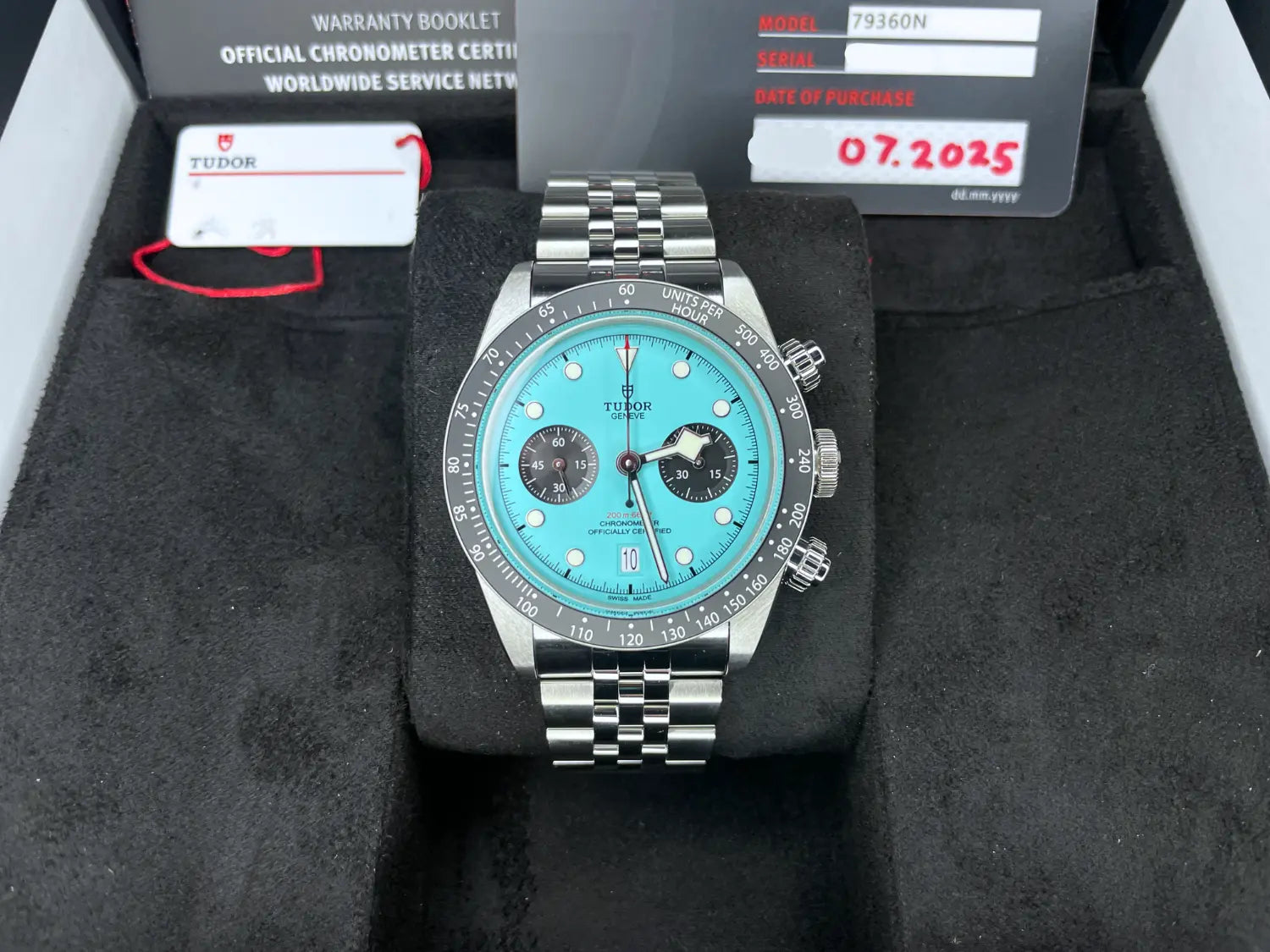 Tudor Black Bay Chrono Blue Flamingo Brand New July 2025 - Impossible Watches