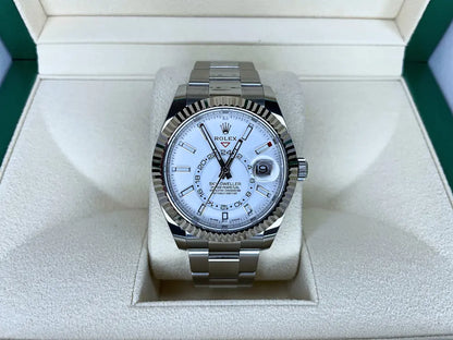 Rolex Sky-Dweller White Dial 42mm       RARE 2024 - Impossible Watches - For Sale
