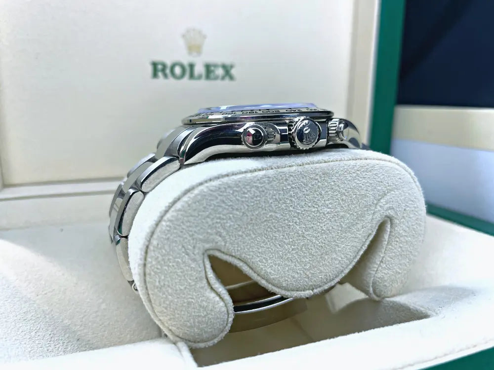 Rolex Daytona White Gold with Steel Dial 40mm<br>MINT 2021</br> Rolex - For Sale