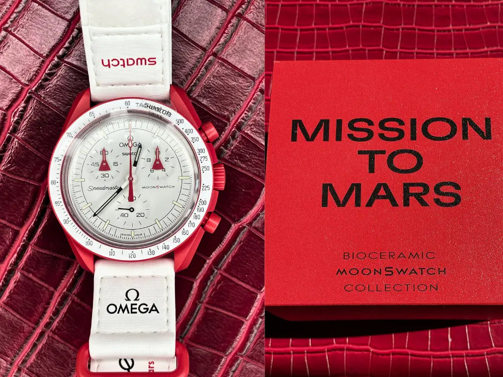 Omega x Swatch MoonSwatch Mission to Mars 42mm SWATCH - For Sale