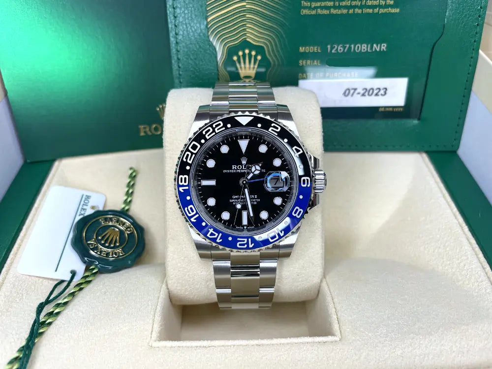 Rolex GMT Master-II "Batman" 40mm <br>BNIB 2023</br> - Impossible Watches - For Sale