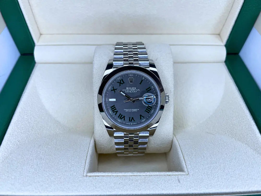 Rolex Datejust Wimbeldon 41mm <br>BNIB 2024</br> - Impossible Watches - For Sale