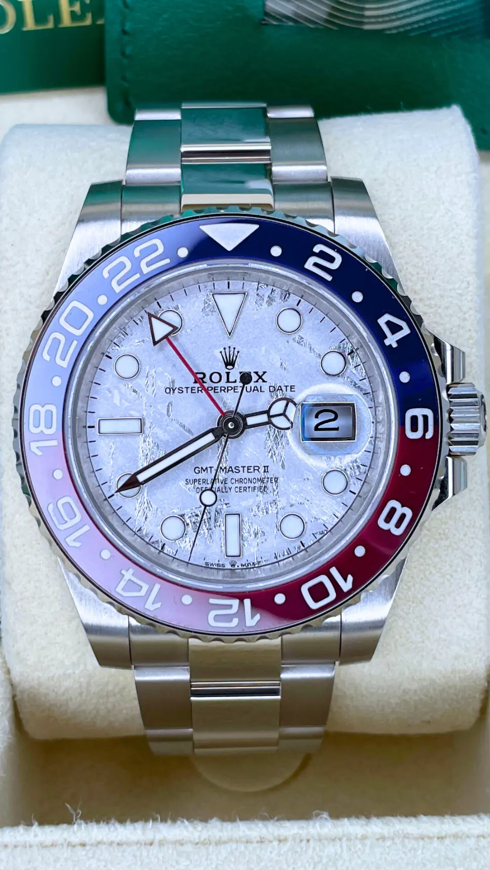 Rolex 126719BLRO GMT-Master II Pepsi Meteorite MINT 2022