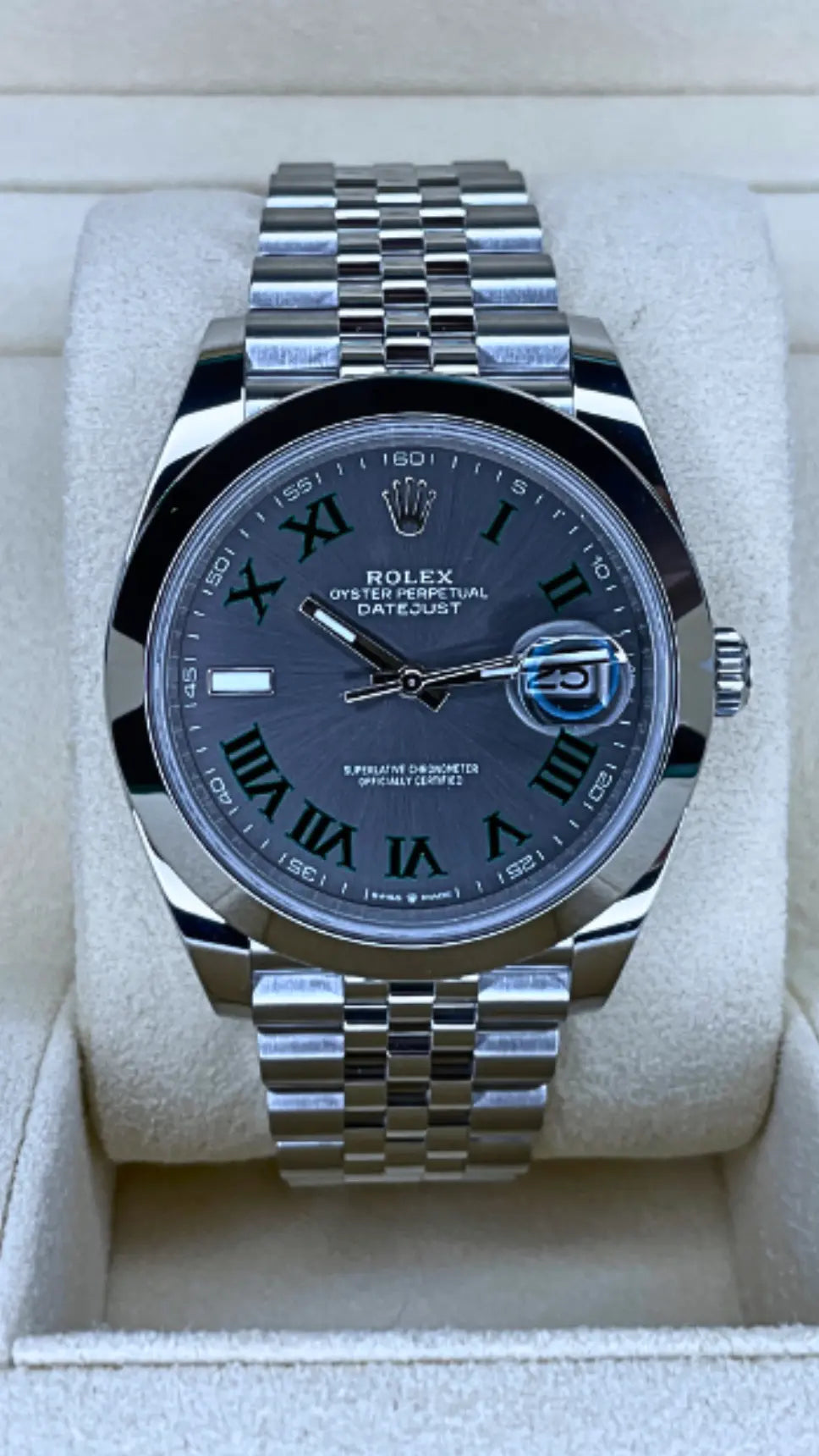 Rolex Datejust Wimbeldon 41mm <br>BNIB 2024</br> - Impossible Watches - For Sale