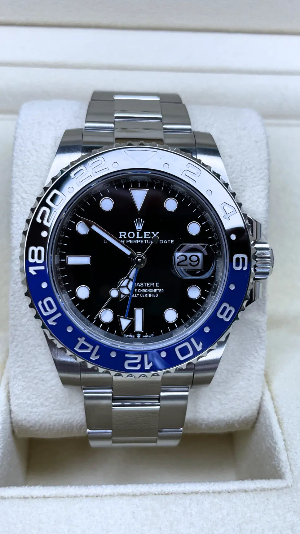 Rolex GMT Master-II "Batman" 40mm LNIB 2024 - Impossible Watches - For Sale