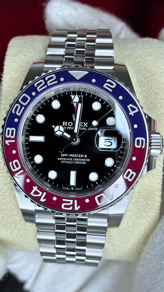 ROLEX GMT MASTER-II Pepsi 40mm MINT 2024 - Impossible Watches