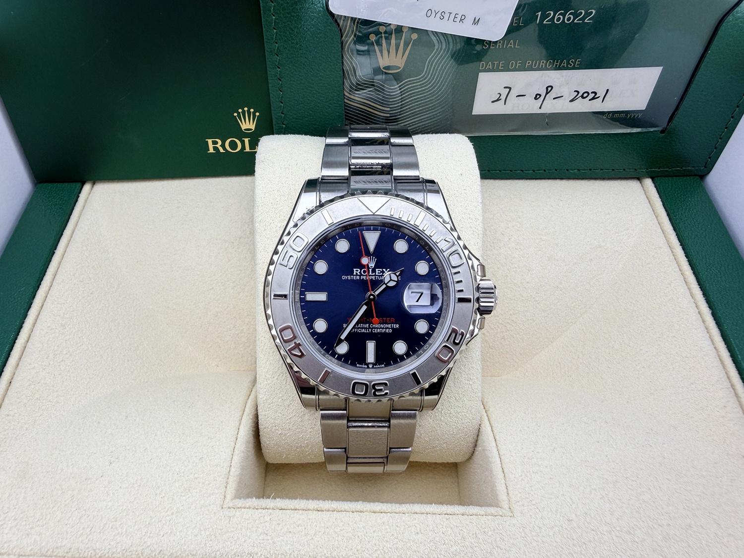 Rolex 126622 Yacht-Master 40 Blue Dial MINT 2021