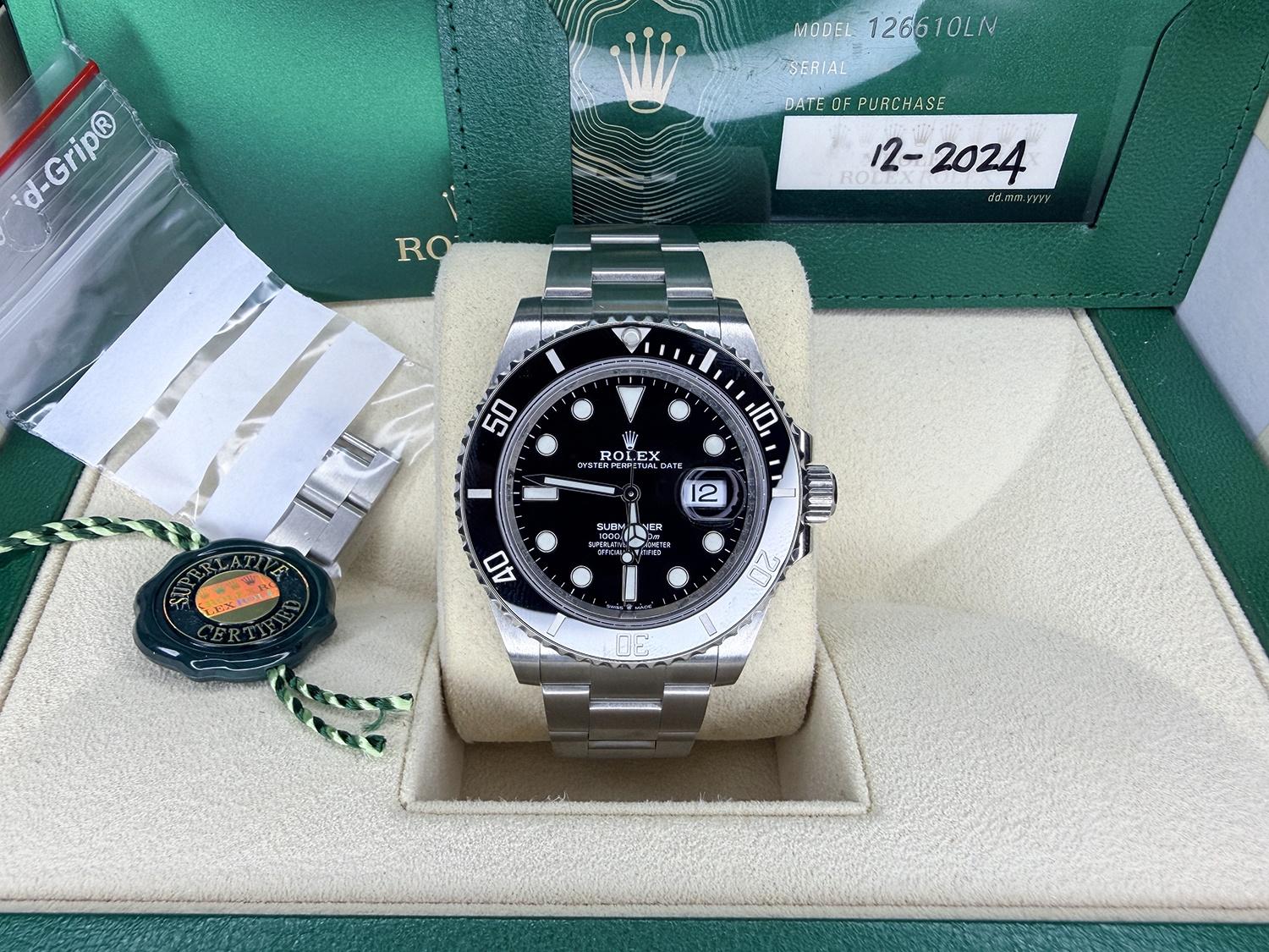 Rolex 126610LN Submariner Date 41mm Mint 2024